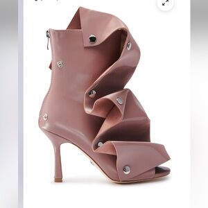 Stylish Mauve birdsong peeptoe azalea heels